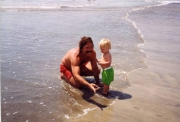 Sam 073.jpg: 1992/07/01 - Oceanside - 1992 - Sam and Craig